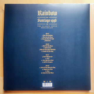 Rainbow : Santiago 1996 (The Classic Chile Broadcast) (2xLP, Unofficial, Cle)