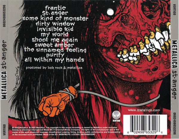 Metallica : St. Anger (CD, Album, Enh, RE)