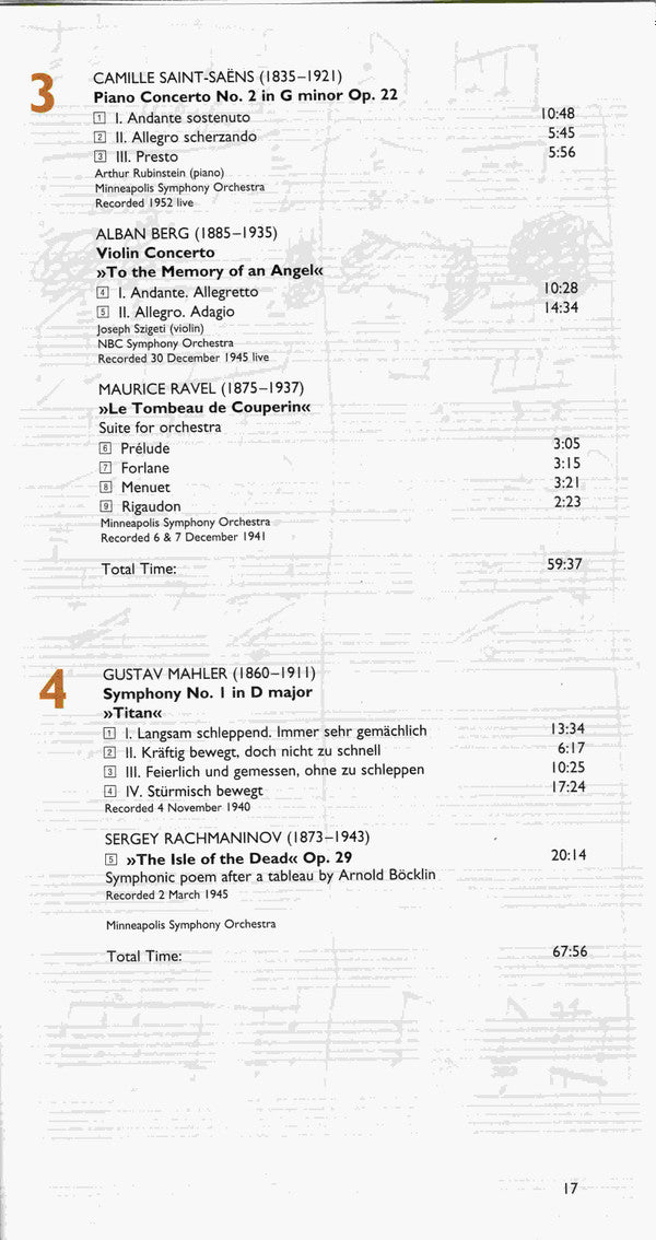 Dimitri Mitropoulos : Mitropoulos (4xCD, Comp, RM)