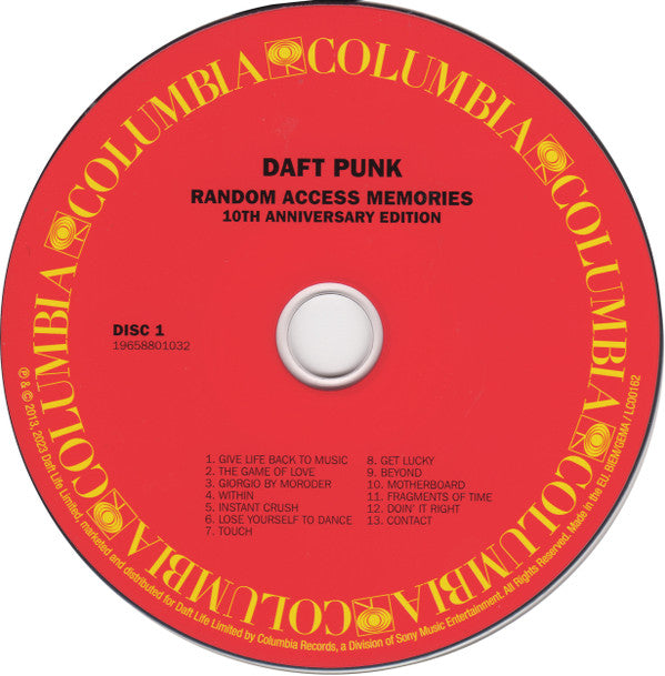 Daft Punk : Random Access Memories (10th Anniversary Edition) (CD, Album, RE + CD)
