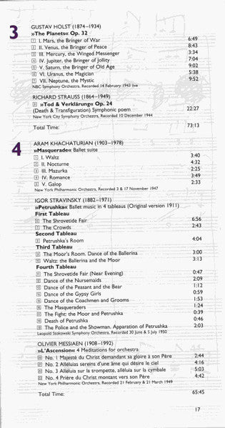 Leopold Stokowski : Stokowski (4xCD, Comp, RM)