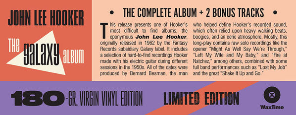John Lee Hooker : John Lee Hooker (LP, Album, Ltd, RE, 180)