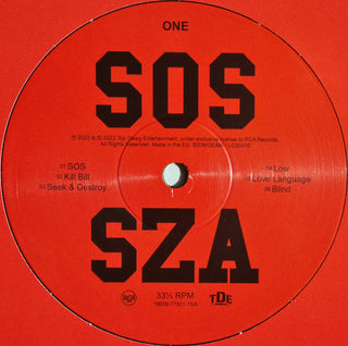 SZA (2) : SOS (2xLP, Album)