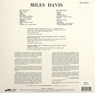 Miles Davis : Volume 1 (LP, Comp, Mono, RE, RM, 180)