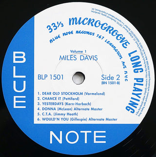 Miles Davis : Volume 1 (LP, Comp, Mono, RE, RM, 180)