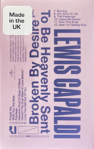 Lewis Capaldi : Broken By Desire To Be Heavenly Sent (Cass, Album, Ltd, Pin)