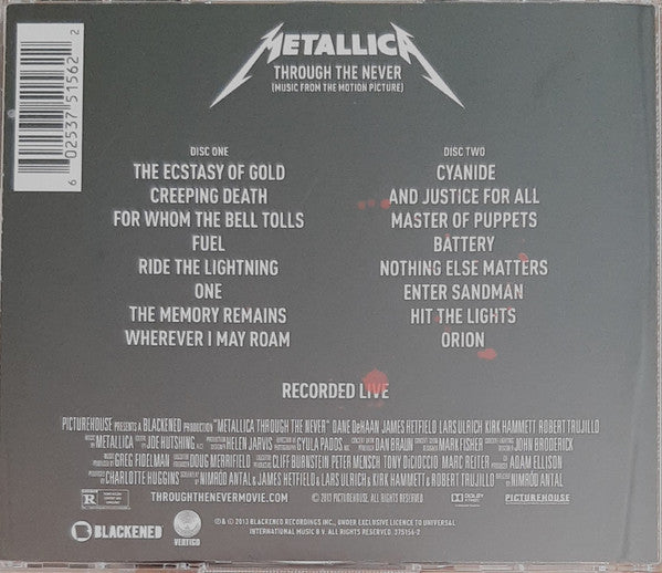 Metallica : Through The Never (Music From The Motion Picture) (2xCD, Album, RE)