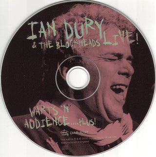Ian Dury And The Blockheads : Live! Warts 'N' Audience....Plus! (CD, Album, RE)
