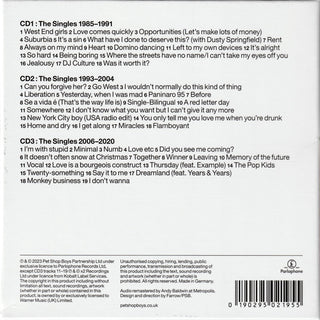 Pet Shop Boys : Smash (The Singles 1985-2020) (3xCD, Comp, RM + Box)