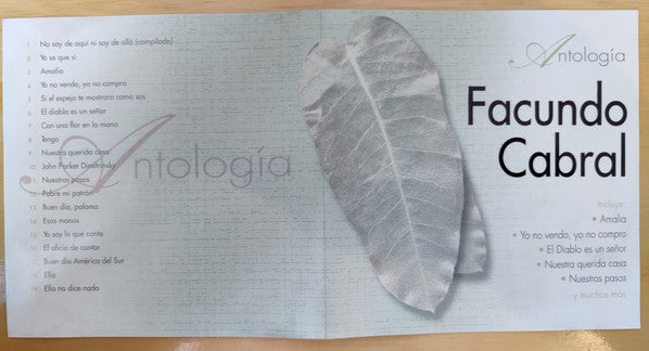 Facundo Cabral : Antología (CD, Comp)
