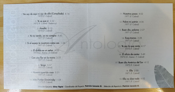 Facundo Cabral : Antología (CD, Comp)