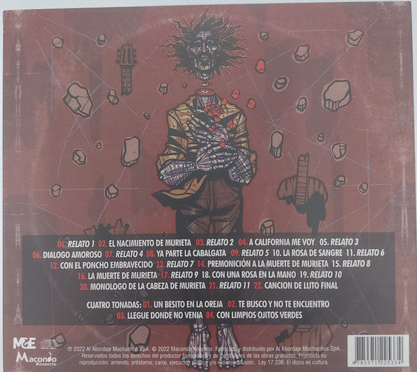 Quilapayún : Fulgor y muerte de Joaquín Murieta (CD, Album)