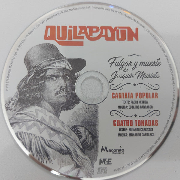 Quilapayún : Fulgor y muerte de Joaquín Murieta (CD, Album)