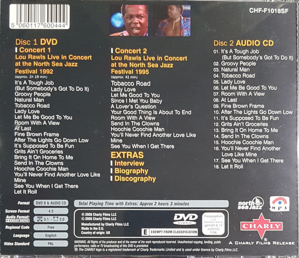 Lou Rawls : Live In Concert 1992 / 95 (DVD-V, PAL + CD, Album)