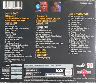 Lou Rawls : Live In Concert 1992 / 95 (DVD-V, PAL + CD, Album)