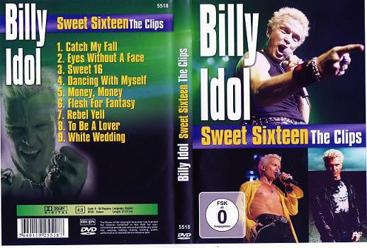 Billy Idol : Sweet Sixteen - The Clips (DVD-V, Comp, NTSC)