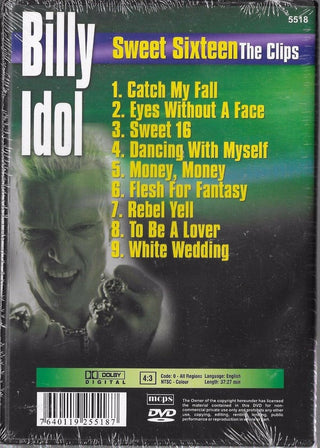 Billy Idol : Sweet Sixteen - The Clips (DVD-V, Comp, NTSC)