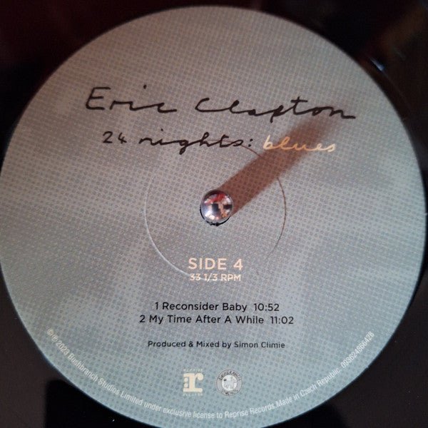Eric Clapton : 24 Nights: Blues (2xLP, Album, Gat)