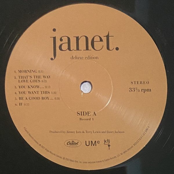 Janet* : Janet. (3xLP, Album, Dlx, RE)