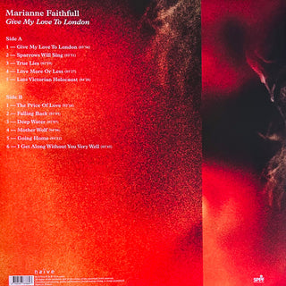 Marianne Faithfull : Give My Love To London (LP, Album, Ltd, RE, Red)