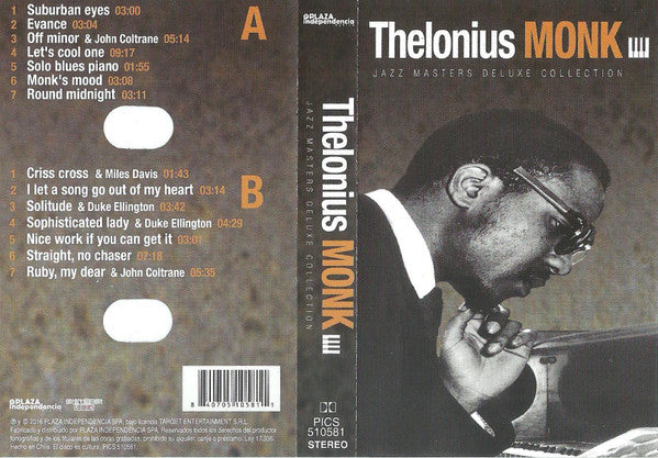 Thelonious Monk : Jazz Masters Deluxe Collection (Cass, Comp)