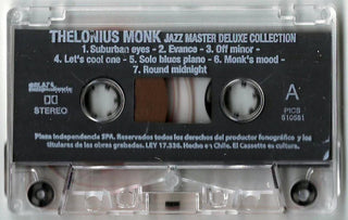 Thelonious Monk : Jazz Masters Deluxe Collection (Cass, Comp)