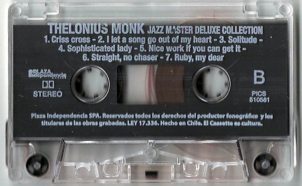 Thelonious Monk : Jazz Masters Deluxe Collection (Cass, Comp)