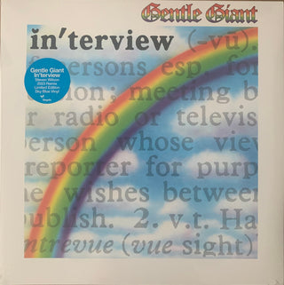Gentle Giant : In'terview (LP, Album, Ltd, RE, RM, Gat)