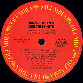 Janis Joplin : Janis Joplin's Greatest Hits (LP, Comp, RE, GZ )