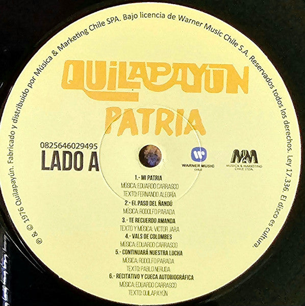 Quilapayún : Patria (12", Album)