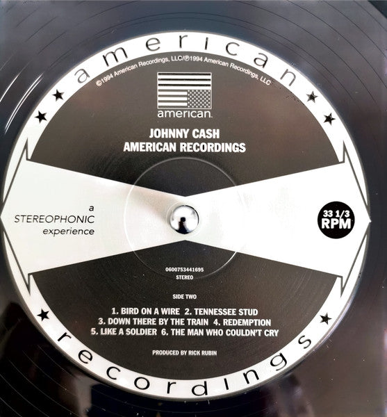 Johnny Cash : American Recordings (LP, Album, RE, 180)