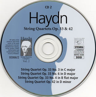 Joseph Haydn - Buchberger Quartett : String Quartets Opus 33 & 42 (2xCD)