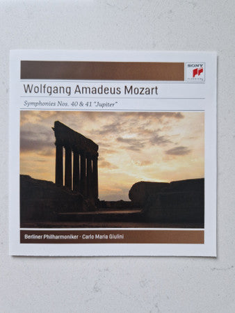 Wolfgang Amadeus Mozart, Carlo Maria Giulini, Berliner Philharmoniker : Symphonies No. 40 & 41 "Jupiter" (CD)
