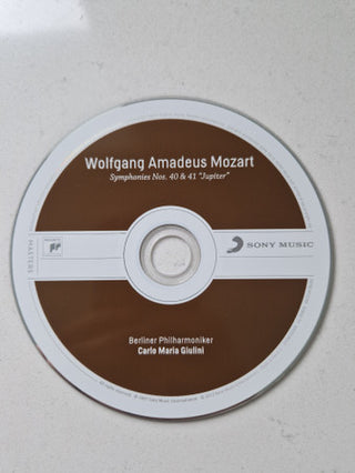 Wolfgang Amadeus Mozart, Carlo Maria Giulini, Berliner Philharmoniker : Symphonies No. 40 & 41 "Jupiter" (CD)