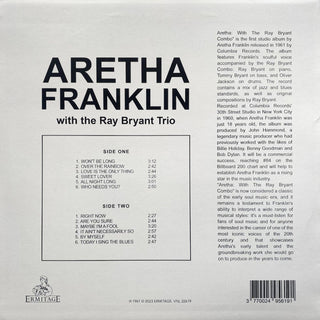 Aretha Franklin With The Ray Bryant Combo : Aretha Franklin (LP, Album, RE, RM, Cle)