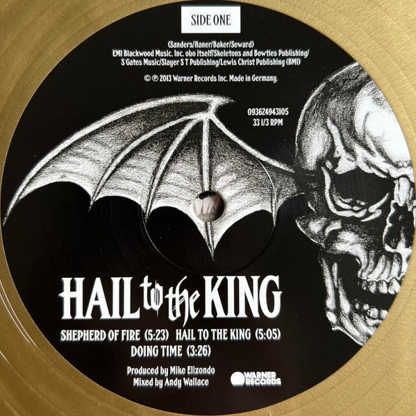 Avenged Sevenfold : Hail To The King (2xLP, Album, Ltd, RE, Gol)