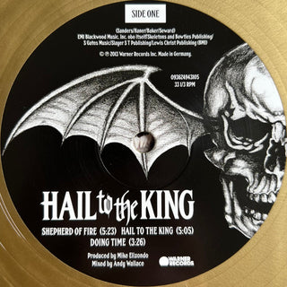 Avenged Sevenfold : Hail To The King (2xLP, Album, Ltd, RE, Gol)