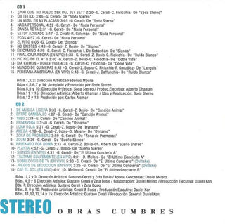 Soda Stereo : Obras Cumbres Parte 2 (2xCD, Comp)