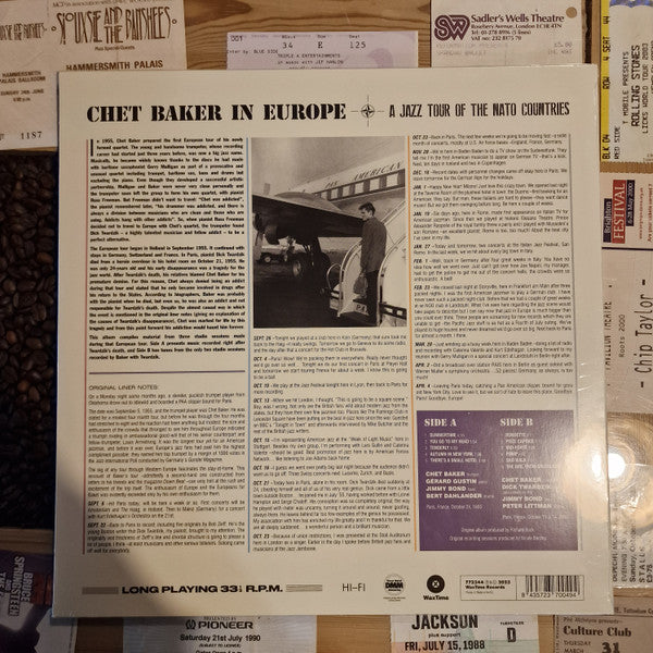 Chet Baker : In Europe - A Jazz Tour Of The Nato Countries  (LP, Ltd, 180)
