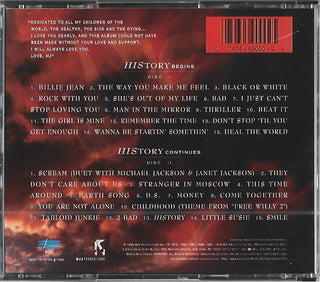 Michael Jackson : History (Past, Present And Future) (Book I) (CD, Comp, RE, RM + CD, Album, RE)