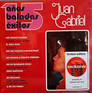 Juan Gabriel : 15 Años Baladas Exitos (2xLP, Comp, Ltd, RE, Red)