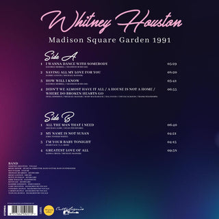 Whitney Houston : Madison Square Garden 1991 (LP, Album, Unofficial,  )