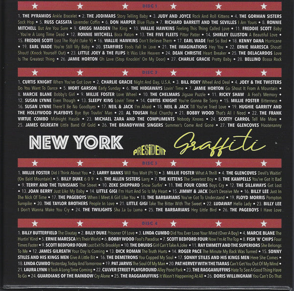 Various : New York Graffiti – 1619-1750 Broadway: An Independent American Pop Story 1958-1968 (4xCD, Comp, Cla)
