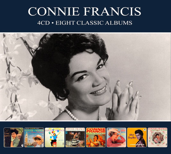 Connie Francis : Eight Classic Albums (4xCD, Comp, RM)