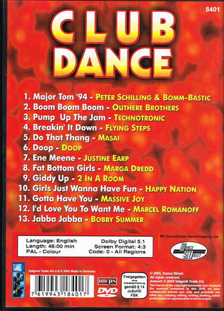 Various : Club Dance  (DVD-V, Comp, PAL)