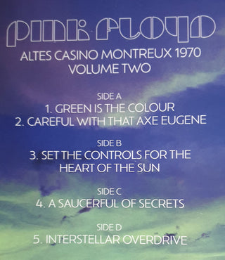 Pink Floyd : Altes Casino Montreux 1970 Volume Two (2xLP, Unofficial, Gre)