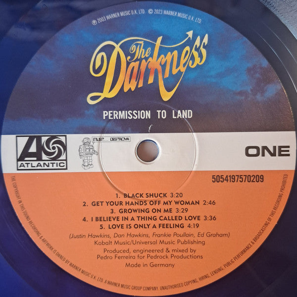 The Darkness : Permission To Land (LP, Album, Ltd, RE, Blu)