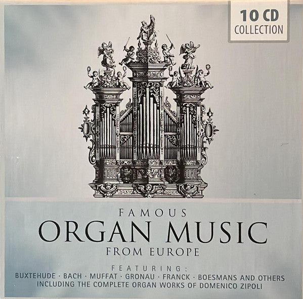 Various : Famous Organ Music From Europe (10xCD, Comp + Box)