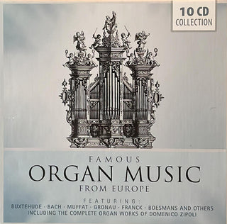 Various : Famous Organ Music From Europe (10xCD, Comp + Box)
