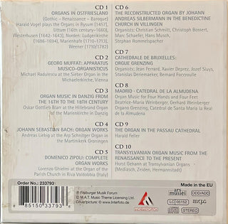 Various : Famous Organ Music From Europe (10xCD, Comp + Box)